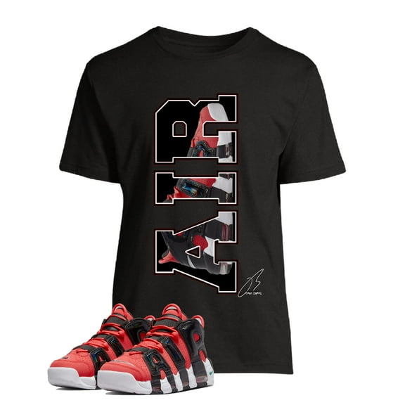 Shirt To Match Air More Uptempo I Got Next Sneakers AIR Tee (Youth XL, Black)