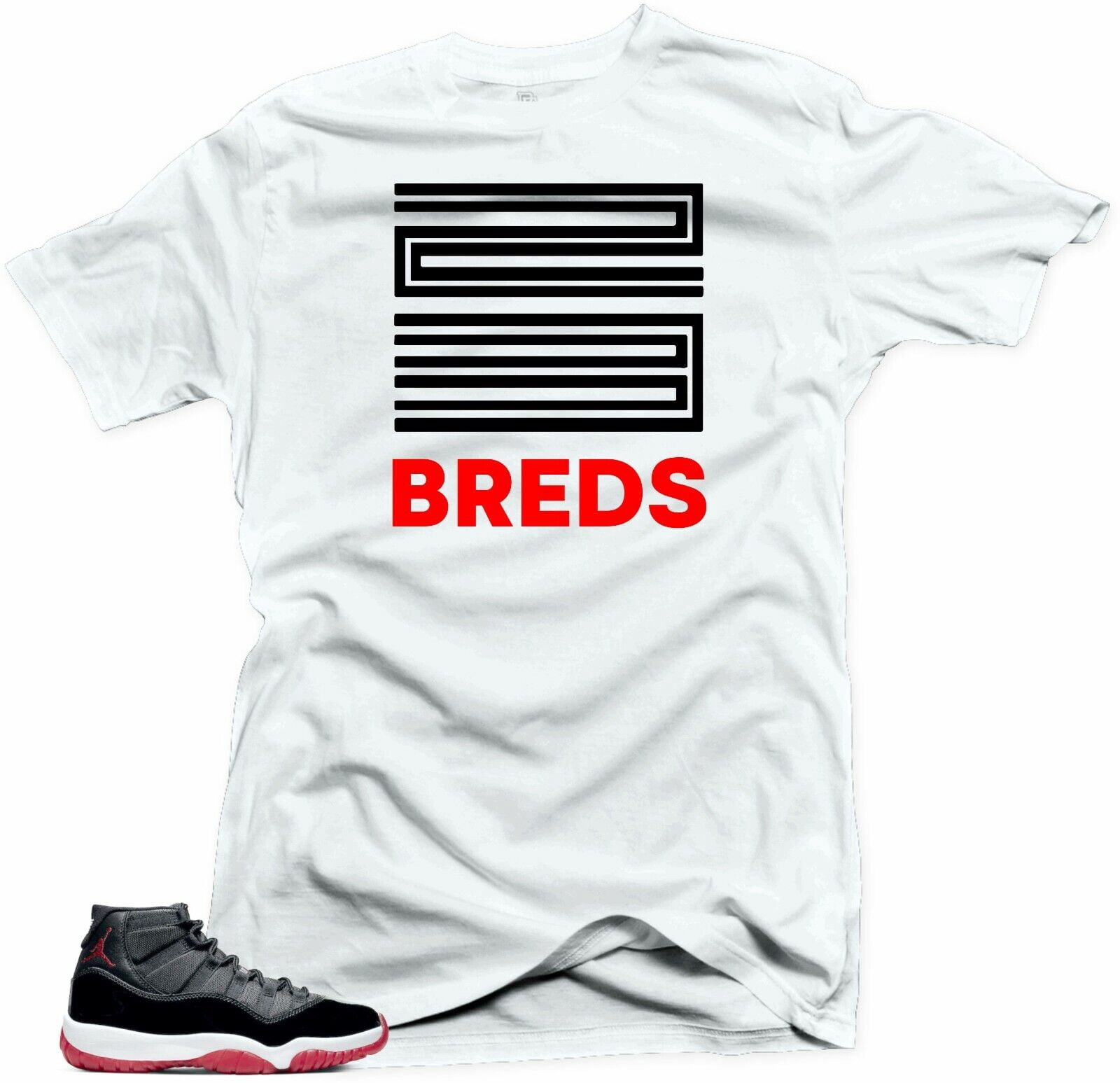 Shirt To Match Jordan 11 Bred 2019 23 Breds White Tee