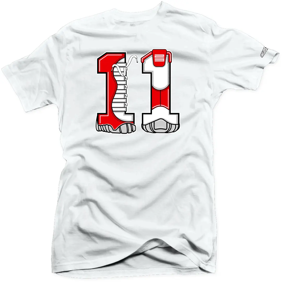 Shirt To Match Jordan 11 Cherry Varsity Red Snelos 11 Air Sneaker