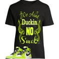 thumbnail image 1 of Shirt To Match Jordan Retro 1 Volt Visionaire We Ain't Duckin No Smoke (M, Black), 1 of 3