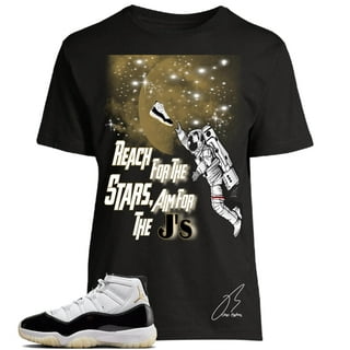 Amazon.com: Shirt to Match Jordan 11 IE Black & White Men's