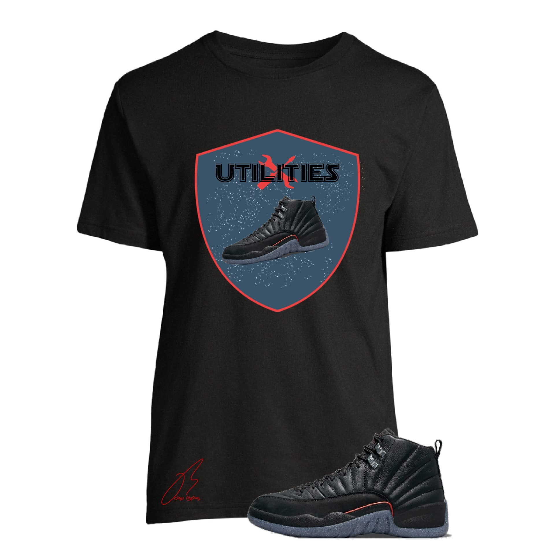 utility jordan 12 shirt