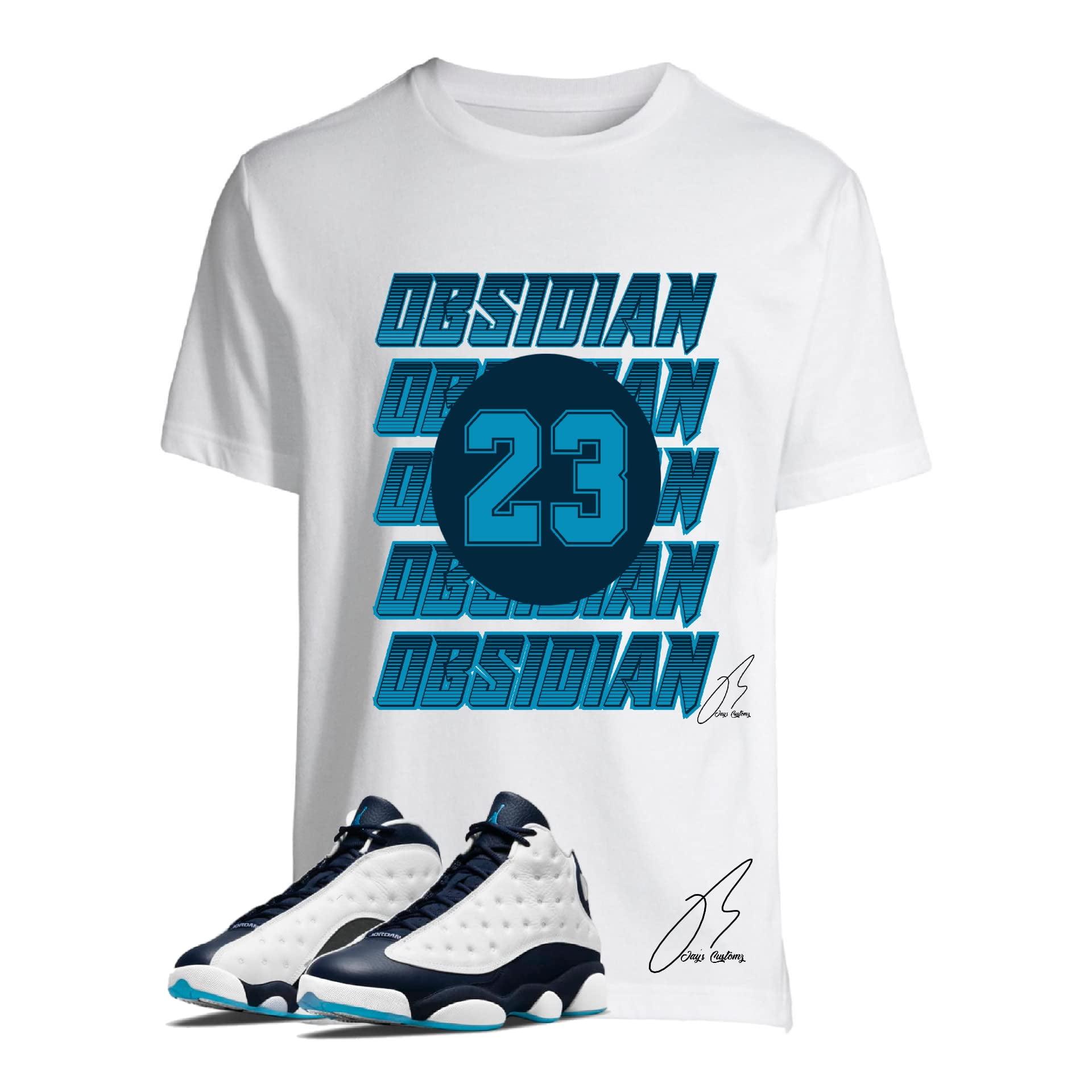 jordan 13 obsidian shirts