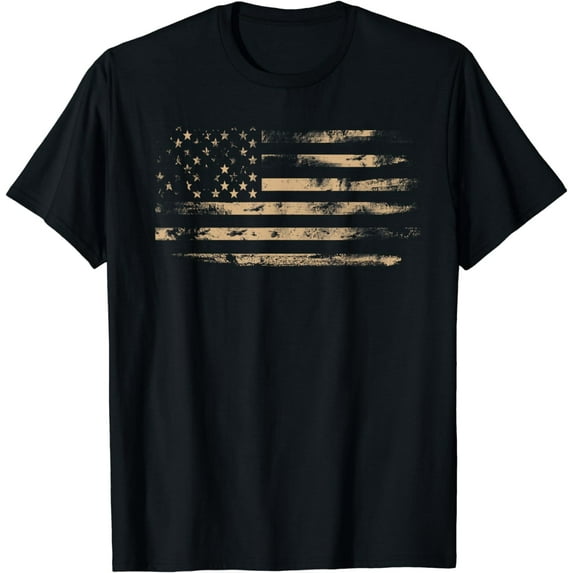 Shirt Vintage USA Flags Patriotic