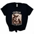 thumbnail image 1 of Shirt Vintage Witch Shirt Halloween Black Cat Gothic Tee Aesthetic Y2k Tshirt Women Spooky Witchy Tops, 1 of 1