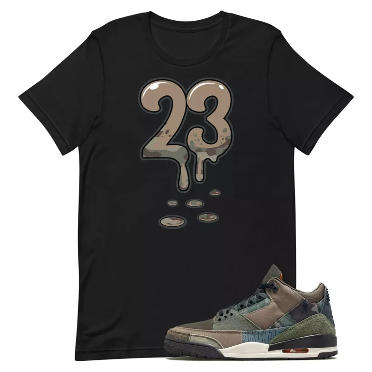 Shirt for Jordan 3 Patchwork Camo Multi Color DO1830 200 Black 33 Walmart