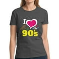 thumbnail image 1 of Shirt for Women I Love 90s - S M L XL 2XL 3XL Retro Costume 80s Graphic Tee - T-Shirt 80s Party Vintage Tee Gift, 1 of 2