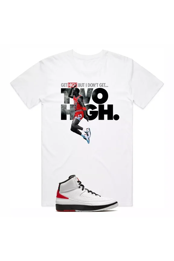 Shirt to Match Air Jordan Retro 2 Chicago Varsity Red - AJ2 Sneaker Matching Tee