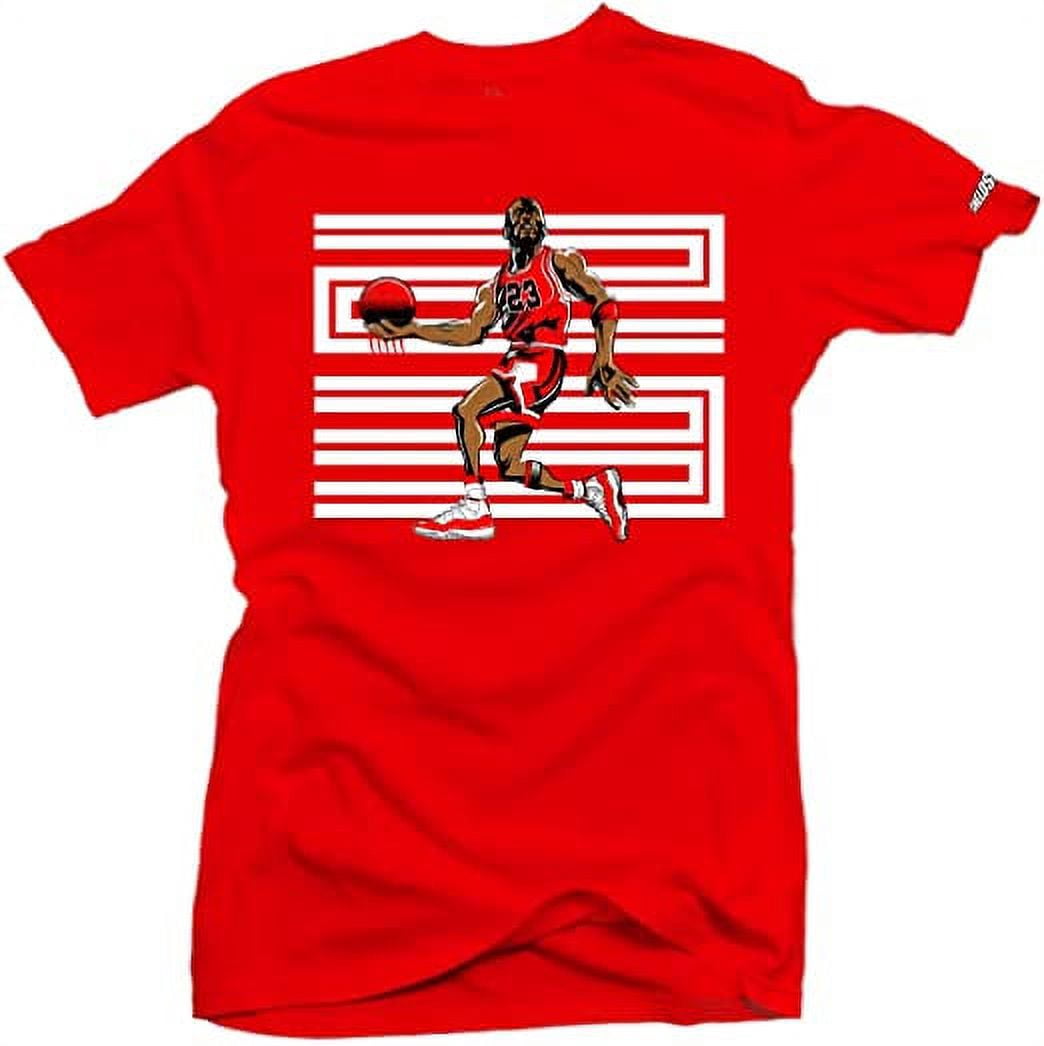 Shirt to Match Jordan 11 Cherry Varsity Red Match Jordan Tee