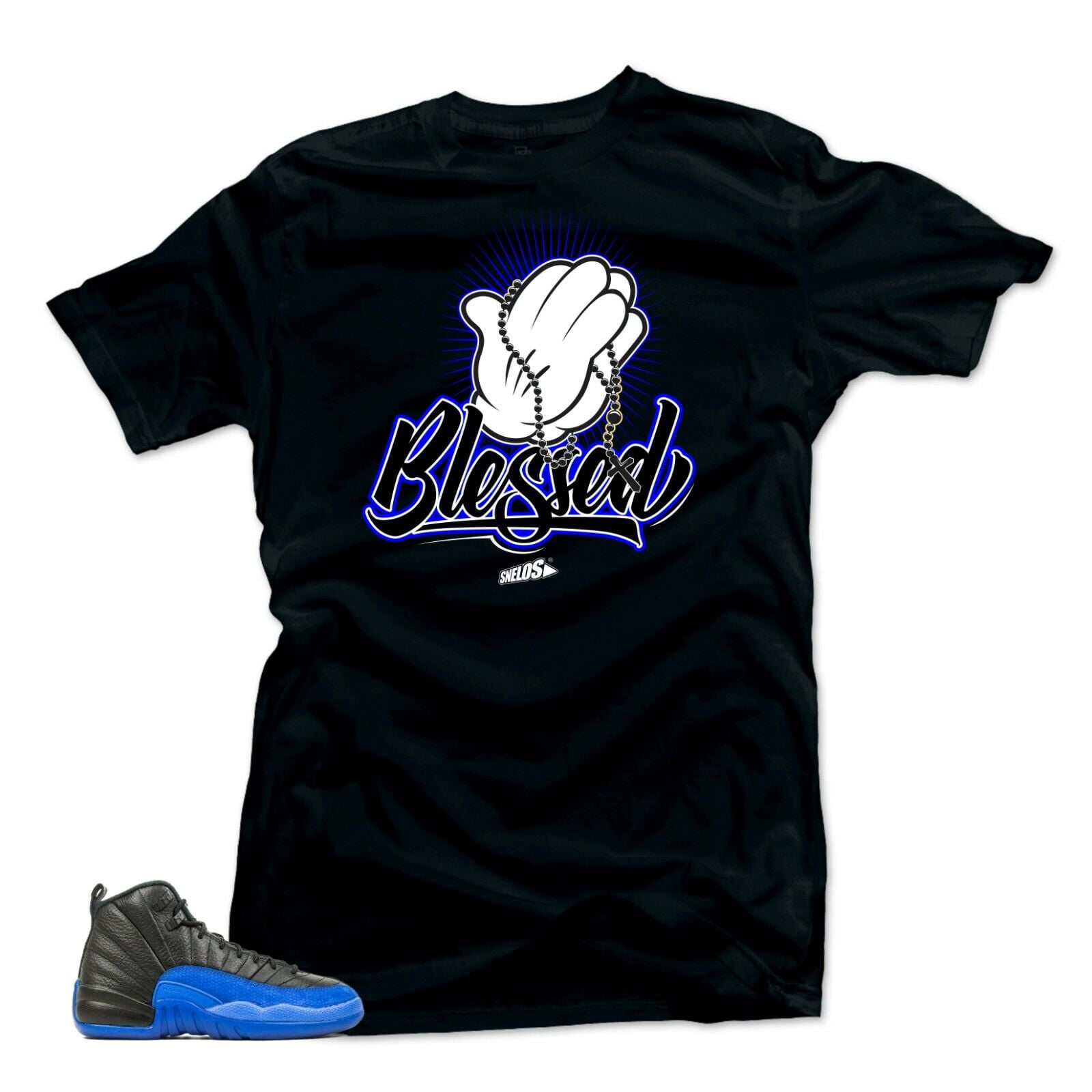 Jordan 12 game royal shirt on sale