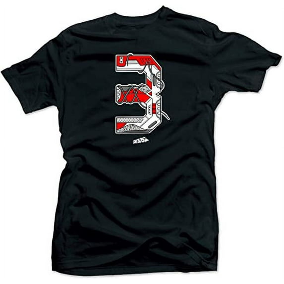 Shirt to Match Jordan 3 Red Cement 2020 Match Sneaker Tees, 100% Cotton Crew Neck T-Shirt with Short Sleeve