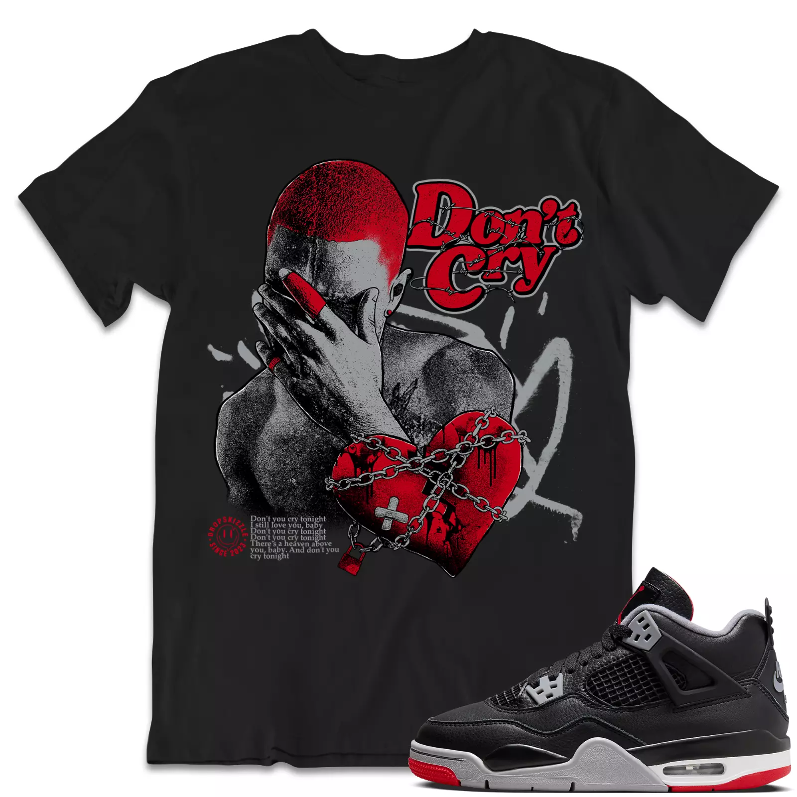 Bred 4 matching shirt hot sale