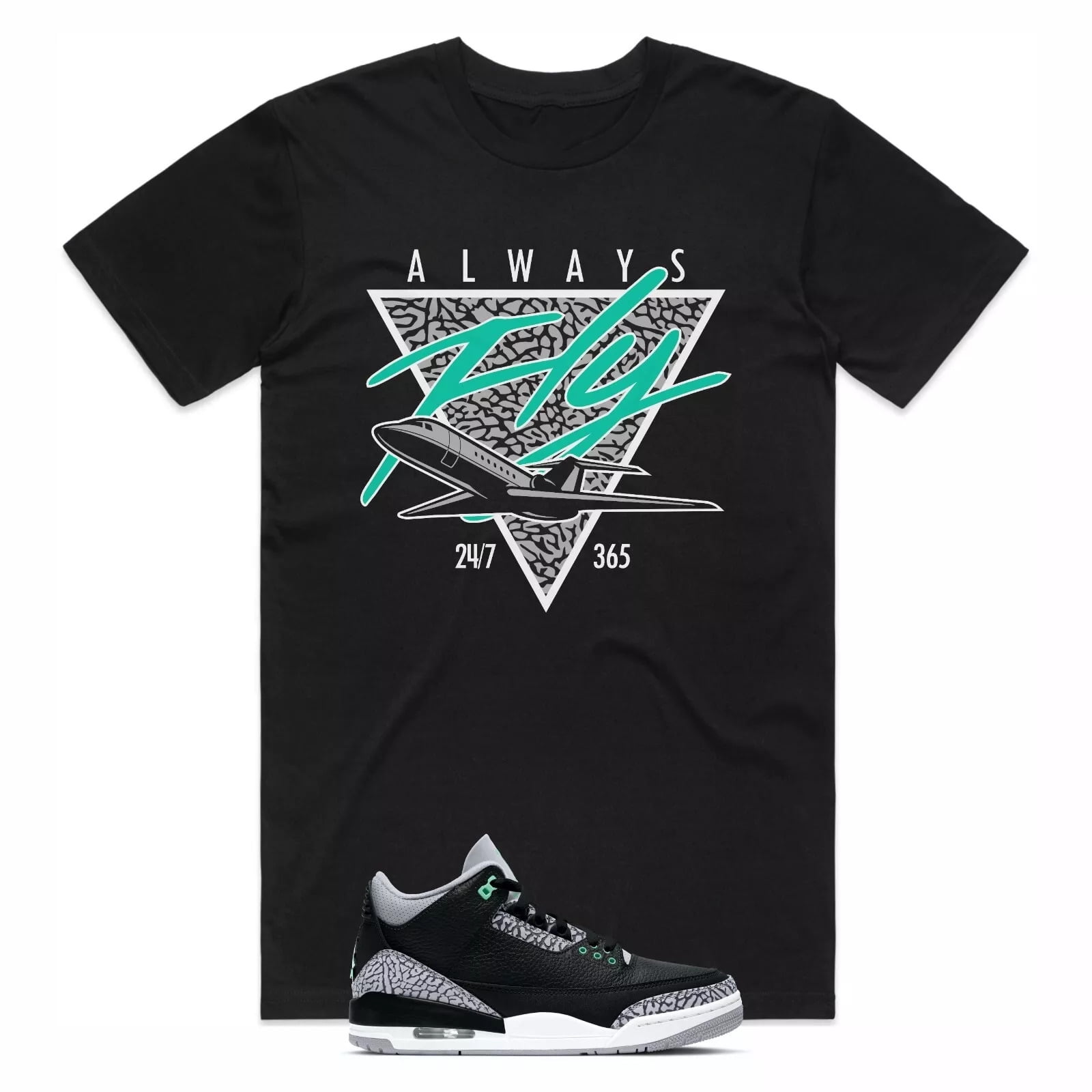 Jordan retro 3 t shirt sale