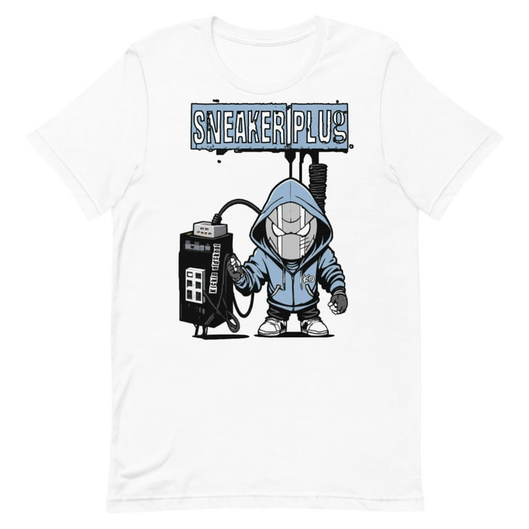 Shirt to Match Retro UNC Sneaker Plug University Blue Graphic