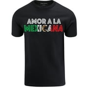 ShirtBANC Amor A La Mexicana Mens Shirt Mexican Culture Flag Tee