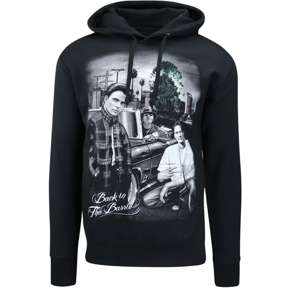 ShirtBANC Back in the Barrio Mens Hoodie Vatos Locos Sweater