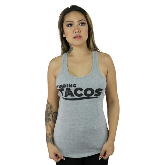 ShirtBANC Brand Finding Tacos Womens Racer Back Tank Top Shirt