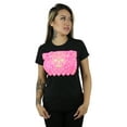 thumbnail image 1 of ShirtBANC Brand Pink Sugar Skull Banner Womens Shirt, 1 of 3