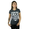 thumbnail image 1 of ShirtBANC Brand Womens Arriba Abajo Al Centro Pa Dentro Shirt Drinking Tee, 1 of 2