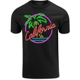 thumbnail image 1 of ShirtBANC California Dreamin Mens Neon Sign Palm Beach Shirt Retro Coastal Tee, 1 of 5