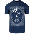 thumbnail image 1 of ShirtBANC California Republic Mens State Bear Shirt Palm Tree Paisley Design Tee, 1 of 5