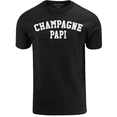 thumbnail image 1 of ShirtBANC Champagne Papi Mens Famous Artist Shirt Rap Culture Bottle Tribute Tee, 1 of 5