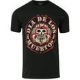 thumbnail image 1 of ShirtBANC Day of the Dead Aztec Calendar Mens T-Shirt Dia de los Muertos Shirt, 1 of 1
