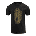 thumbnail image 1 of ShirtBANC Divine Inspiration Mens Golden Virgin Mary Shirt Praying Design Tee, 1 of 5