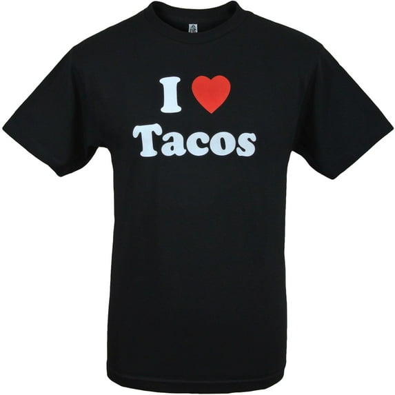 ShirtBANC I Love Tacos Mens T Shirts Taco Lovers Tee