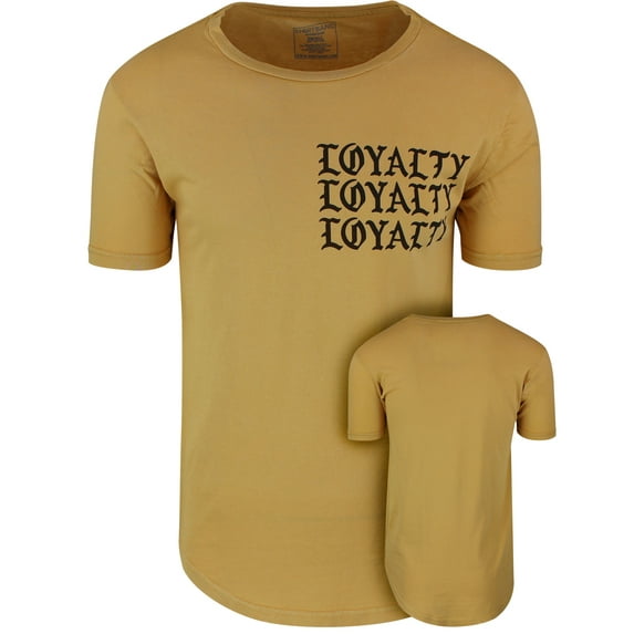ShirtBANC LOYALTY LOYALTY LOYALTY Mens Vintage Scallop Bottom Drop Tail Shirts