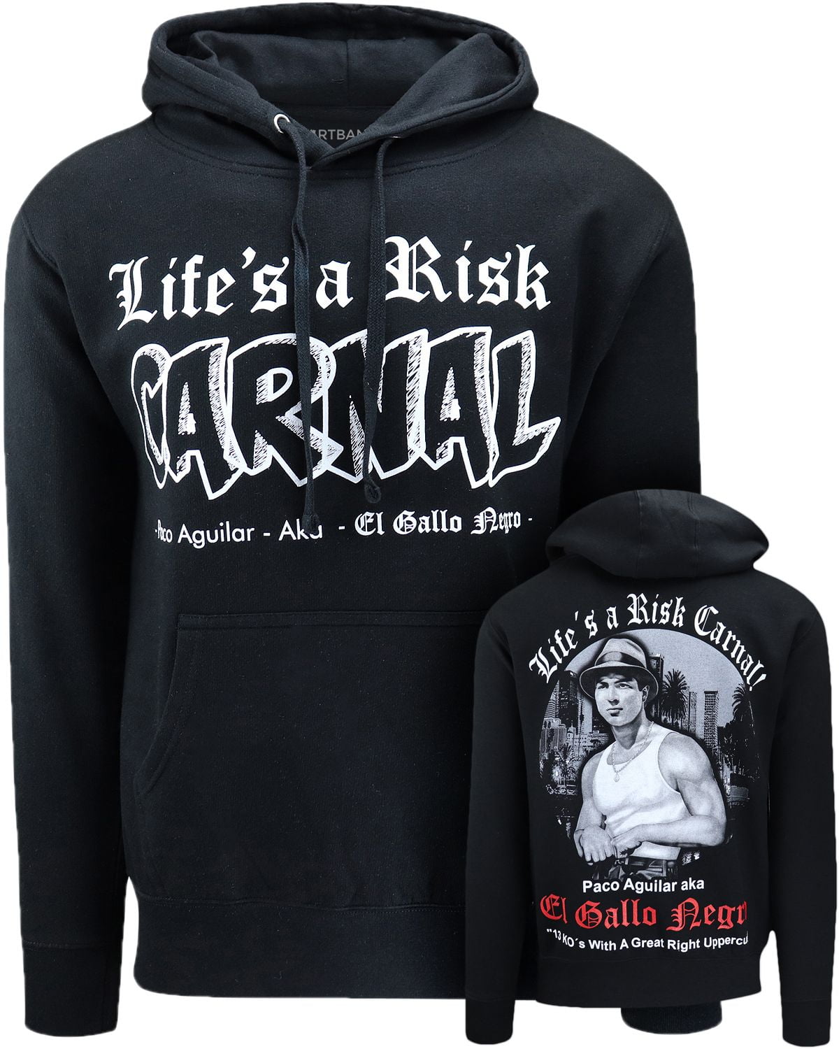 Coronado Hoodie, Men's Black Zip Up Hoodie