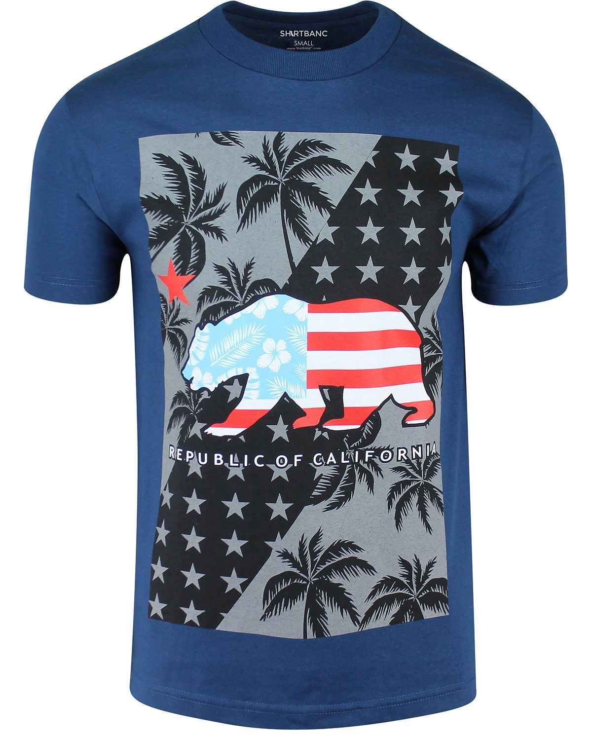 Débardeur California Republic Bear – Logo Ours Et Drapeau, 100% Coton, Tailles S à XXXL