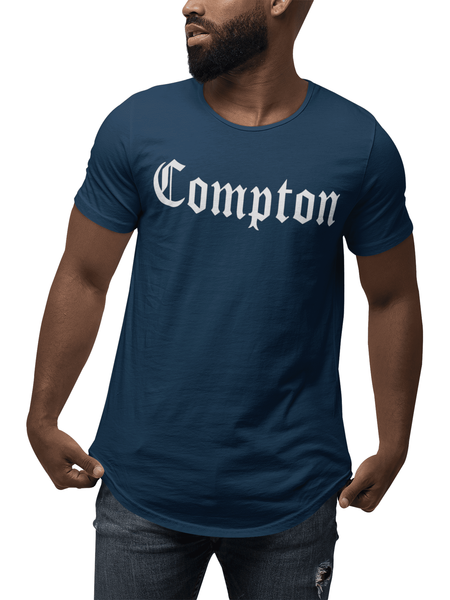 ShirtBANC Mens Graphic City of Compton Hip Hop Rap Legends Dropcut Tee ...