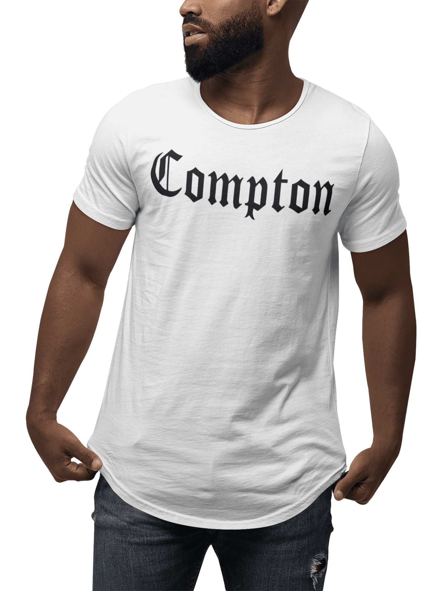 ShirtBANC Mens Graphic City of Compton Hip Hop Rap Legends Dropcut Tee ...