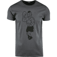 thumbnail image 1 of ShirtBANC Mens Mike T Punch Retro Gaming Shirt Boxing Iron Style Tee, S-3XL, 1 of 5