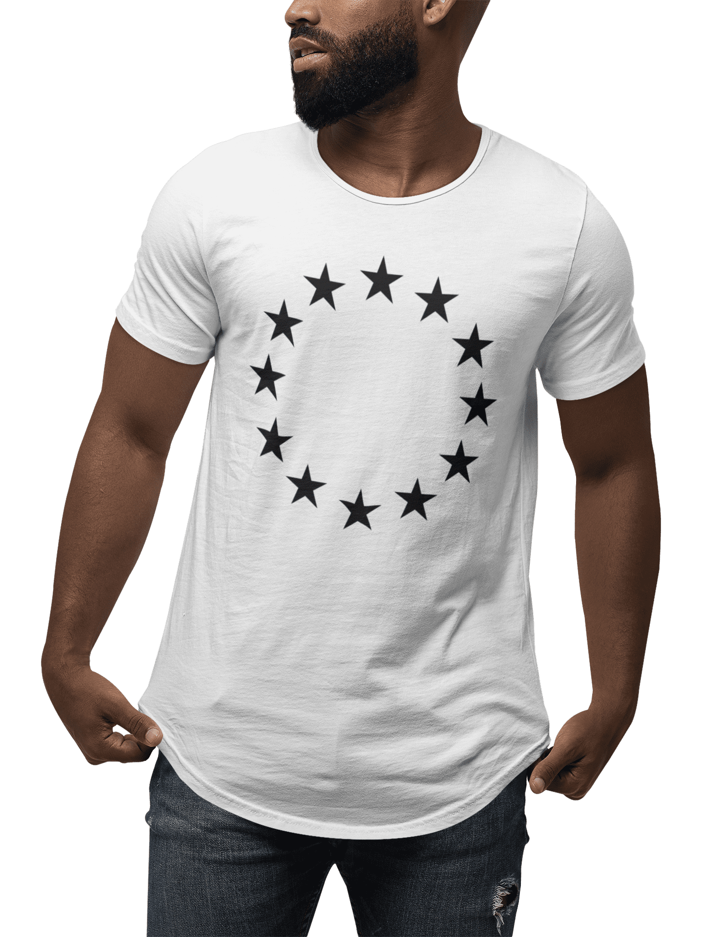 Regular Fit Short Sleeve Shirt - Stars & Circles main image 0