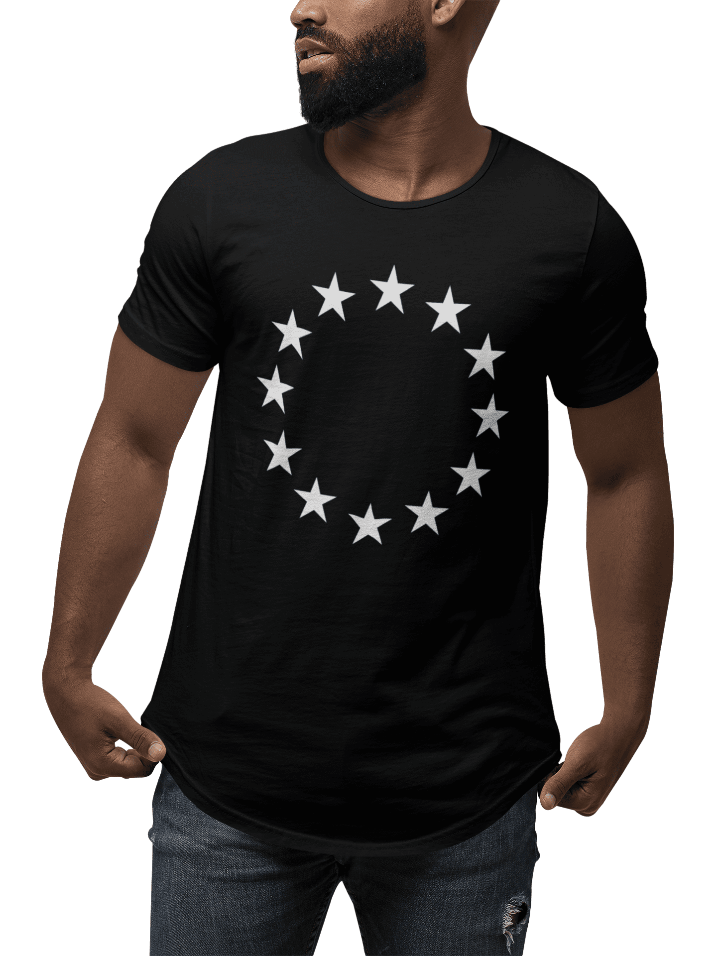 Regular Fit Short Sleeve Shirt - Stars & Circles main image 1