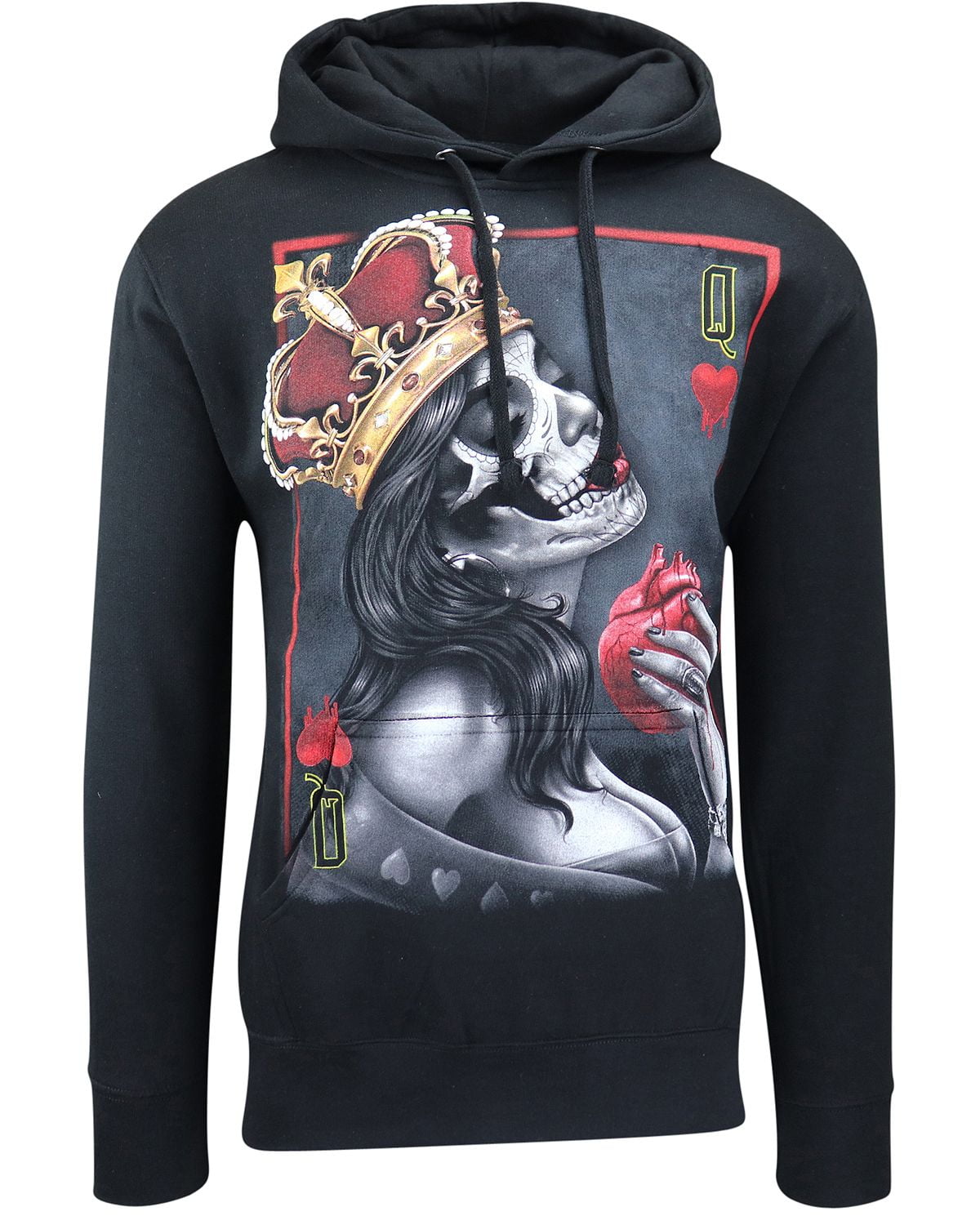 King and queen skull hoodies sale