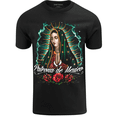 thumbnail image 1 of ShirtBANC Patrona De Mexico Mens Shirt Virgin Mary Rose Devotion Design Tee, 1 of 5