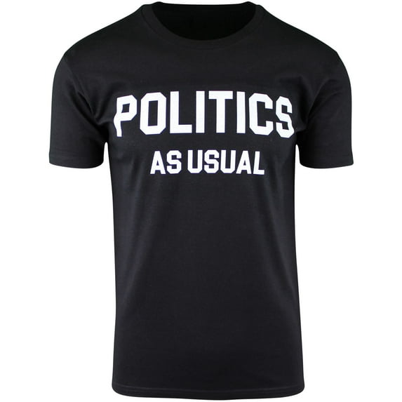 ShirtBANC Politics As Usual Mens T Shirt Hip Hop Inspired Mens Apparel