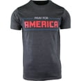 thumbnail image 1 of ShirtBANC Pray For America Mens Shirt God Bless The USA We Family Tee (Charcoal Solid, XXL), 1 of 1