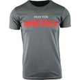 thumbnail image 1 of ShirtBANC Pray For America Mens Shirt God Bless The USA We Family Tee (Cool Gray Solid, S), 1 of 1