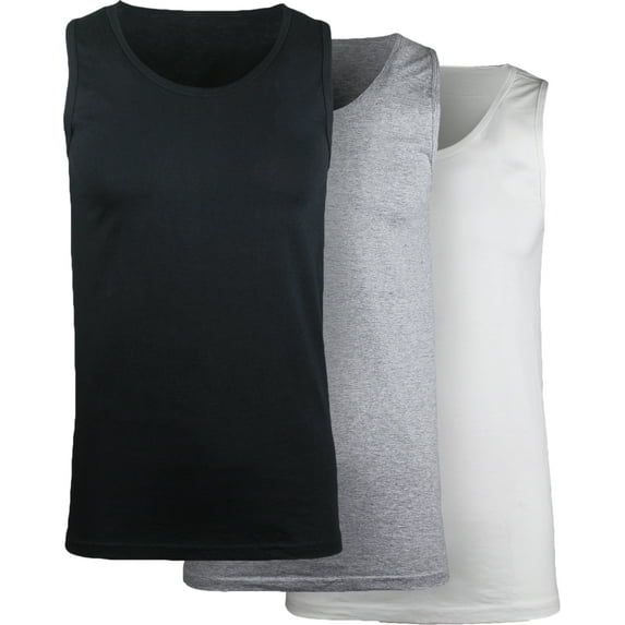 ShirtBANC Premium Mens Blank Tank Top Shirts Everyday Fresh Tanks Tank Top Packs