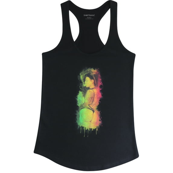 ShirtBANC Rastafarian Have a Nice Day Womens Racer Back Tank Top