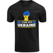 ShirtBANC Support And Love I Stand With Ukraine Shirt Stop War And Love Tee