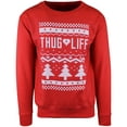 thumbnail image 1 of ShirtBANC Thug Life Ugly Xmas Sweater Funny Christmas Sweatshirt, S-3XL, 1 of 1