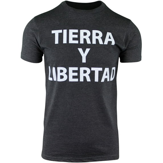 ShirtBANC Tierra Y Libertad Men Shirt Emiliano Zapata Mexican Pride Tee