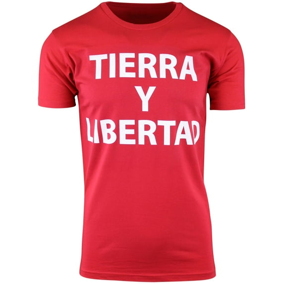ShirtBANC Tierra Y Libertad Men Shirt Emiliano Zapata Mexican Pride Tee