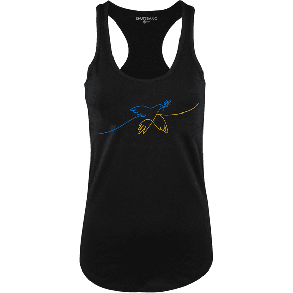 ShirtBANC Ukrainian Peace Dove Shirt Spreading Love And Support Inspiring Tee
