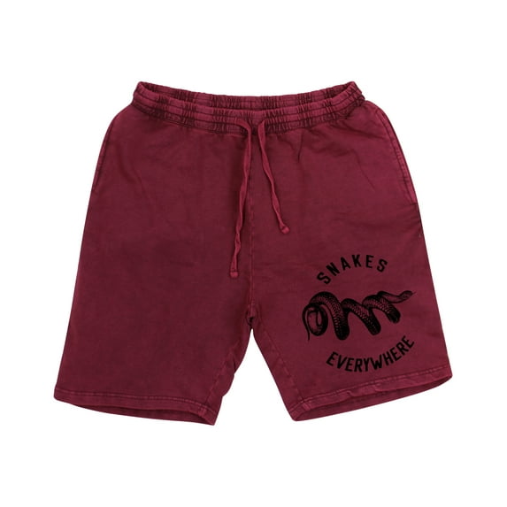 ShirtBANC Vintage Fleece Snakes Everywhere Hustle Culture Grind Shorts